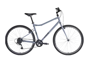 Side view of a city bike available to rent in Cascais