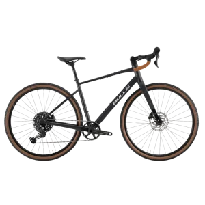 Bulls Daily Grinder gravel bike in black with brown sidewall tyres